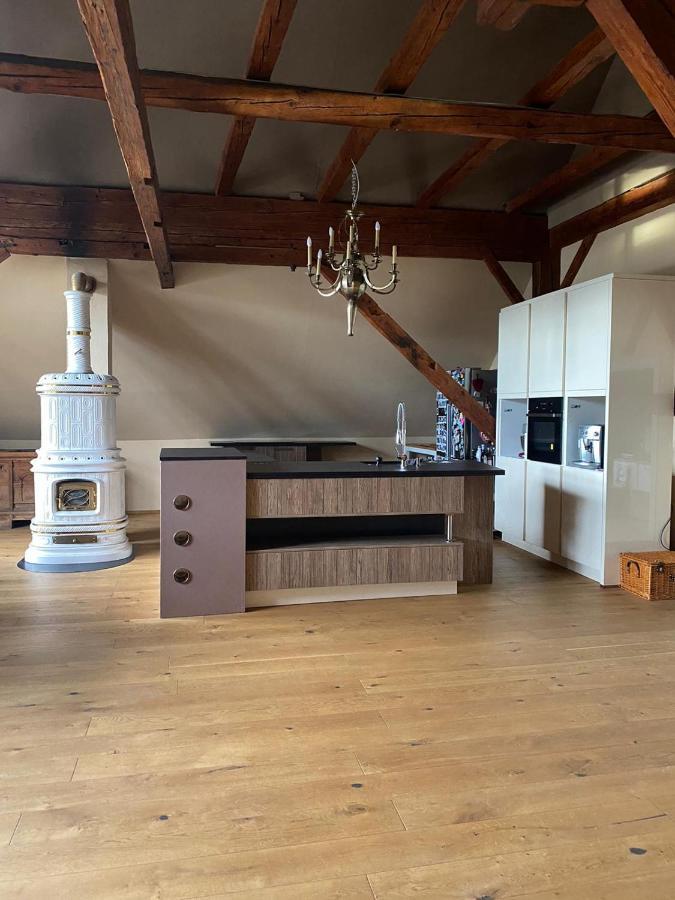 Altbauwohnung Mit Fachwerk Anif Exteriör bild