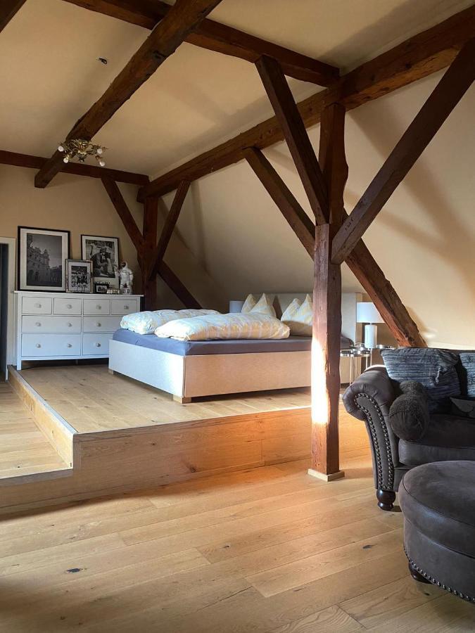 Altbauwohnung Mit Fachwerk Anif Exteriör bild