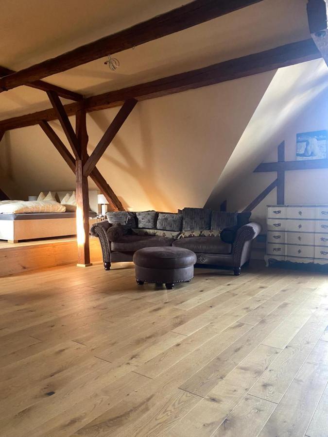 Altbauwohnung Mit Fachwerk Anif Exteriör bild